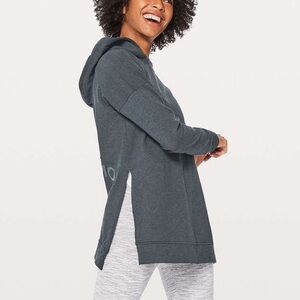 Lululemon Cut Above Expression. Color: Heather Ink. Kangaroo Pockets.  Appx S 4